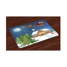 Christmas Place Mats, Set of 4