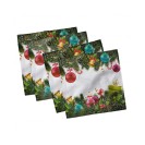 Christmas Set of 4 Napkins, 12" x 12"