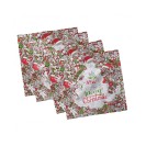 Christmas Set of 4 Napkins, 12" x 12"