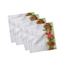 Christmas Set of 4 Napkins, 12" x 12"