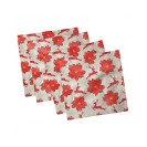 Christmas Set of 4 Napkins, 12" x 12"