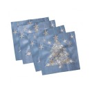 Christmas Set of 4 Napkins, 12" x 12"