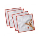 Christmas Set of 4 Napkins, 18" x 18"