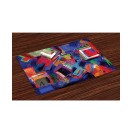 Contemporary Place Mats, Set of 4