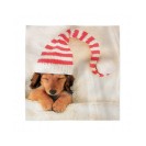 Dachshund Set of 4 Napkins, 18" x 18"