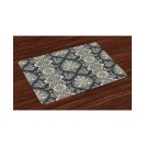 Damask Place Mats, Set of 4