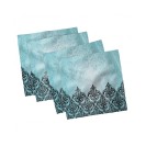 Damask Set of 4 Napkins, 12" x 12"