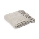 Home Cable Knit Woven Luxury Tasseled Ends Throw 50" X 60"