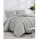 2 Piece Textured Duvet Cover and Sham Set, Twin/Twin XL