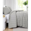 2 Piece Textured Duvet Cover and Sham Set, Twin/Twin XL