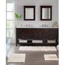 Pearl Tufted Channel Bath Rug, 17" x 24"