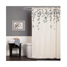 Flower Drops 72" x 72" Shower Curtain