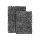 2 Piece Ultra Soft Non Slip Shaggy Bath Rug - Small & Medium