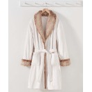 Faux Fur Robe