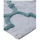 Geometric 50' x 30' Non-Skid Cotton Bath Rug