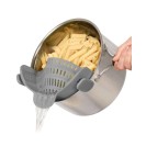 Adjustable Clip On Silicone Pot Strainer For Most Pots & Pans