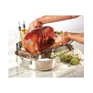 13" x 16" Stainless Steel Roaster & Rack