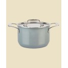 Natural Ceramic with Steel Core 7-Quart Stockpot with Lid